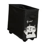 Maxbell Under Desk Utility Cart Mobile Rolling Cart for Kitchen Bedroom Dining Room Black