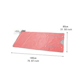 Maxbell Far Infrared Sauna Blanket Practical Waterproof with Zippers Adults Home Use Pink