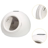 Maxbell Cat Dryer Box Adjustable Wind Speeds Pet Hair Dryer for Kitty Kitten Rabbits Round