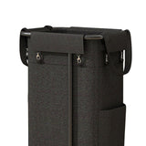 Maxbell Rolling Laundry Basket Cart Laundry Hamper for Apartment Living Room Bedroom Black Frame Black
