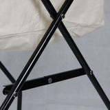 Maxbell Foldable Laundry Hamper with Wheels Multifunctional Sturdy Beige Laundry Bag