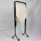 Maxbell Foldable Laundry Hamper with Wheels Multifunctional Sturdy Beige Laundry Bag