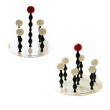 Maxbell Kitchen Cup Holder Versatile Stylish Cup Drying Rack for Counter Kitchen Bar 4 Cup 18cmx18.5cm