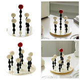 Maxbell Kitchen Cup Holder Versatile Stylish Cup Drying Rack for Counter Kitchen Bar 4 Cup 18cmx18.5cm