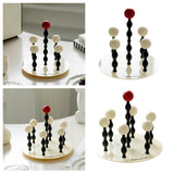 Maxbell Kitchen Cup Holder Versatile Stylish Cup Drying Rack for Counter Kitchen Bar 4 Cup 18cmx18.5cm