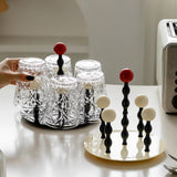 Maxbell Kitchen Cup Holder Versatile Stylish Cup Drying Rack for Counter Kitchen Bar 4 Cup 18cmx18.5cm