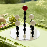 Maxbell Kitchen Cup Holder Versatile Stylish Cup Drying Rack for Counter Kitchen Bar 4 Cup 18cmx18.5cm