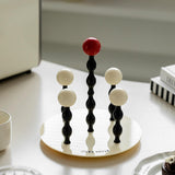 Maxbell Kitchen Cup Holder Versatile Stylish Cup Drying Rack for Counter Kitchen Bar 4 Cup 18cmx18.5cm