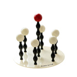 Maxbell Kitchen Cup Holder Versatile Stylish Cup Drying Rack for Counter Kitchen Bar 6 Cup 20cmx18.5cm