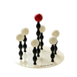 Maxbell Kitchen Cup Holder Versatile Stylish Cup Drying Rack for Counter Kitchen Bar 6 Cup 20cmx18.5cm