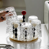 Maxbell Kitchen Cup Holder Versatile Stylish Cup Drying Rack for Counter Kitchen Bar 6 Cup 20cmx18.5cm
