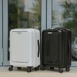 Maxbell Carry on Luggage Travel Suitcase for Business Outdoor Weekender Black