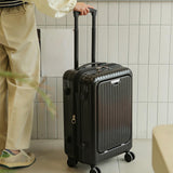 Maxbell Carry on Luggage Travel Suitcase for Business Outdoor Weekender Black