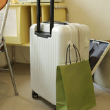 Maxbell Carry on Luggage Travel Suitcase for Business Outdoor Weekender White