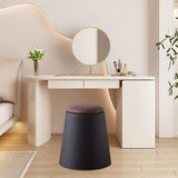 Maxbell Storage Ottoman Padded Seat Footrest Stool for Doorway Apartment Living Room Black