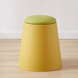 Maxbell Storage Ottoman Padded Seat Footrest Stool for Doorway Apartment Living Room Yellow