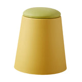 Maxbell Storage Ottoman Padded Seat Footrest Stool for Doorway Apartment Living Room Yellow