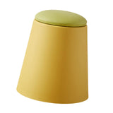Maxbell Storage Ottoman Padded Seat Footrest Stool for Doorway Apartment Living Room Yellow