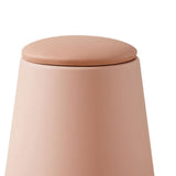 Maxbell Storage Ottoman Padded Seat Footrest Stool for Doorway Apartment Living Room Pink
