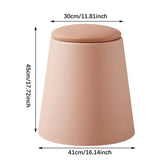 Maxbell Storage Ottoman Padded Seat Footrest Stool for Doorway Apartment Living Room Pink