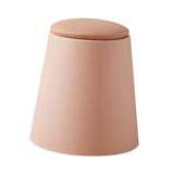 Maxbell Storage Ottoman Padded Seat Footrest Stool for Doorway Apartment Living Room Pink