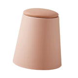 Maxbell Storage Ottoman Padded Seat Footrest Stool for Doorway Apartment Living Room Pink