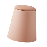 Maxbell Storage Ottoman Padded Seat Footrest Stool for Doorway Apartment Living Room Pink
