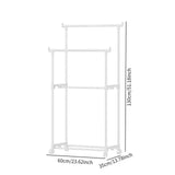 Maxbell Garment Rack Clothing Storage for Drying Clothes Floor Standing Clothes Rack