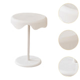 Maxbell Side Table Modern Decor Drink Table for Living Room Corner Office NightStand White
