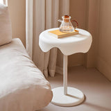 Maxbell Side Table Modern Decor Drink Table for Living Room Corner Office NightStand White