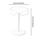 Maxbell Side Table Modern Decor Drink Table for Living Room Corner Office NightStand Black