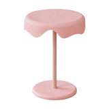 Maxbell Side Table Modern Decor Drink Table for Living Room Corner Office NightStand Pink