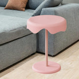 Maxbell Side Table Modern Decor Drink Table for Living Room Corner Office NightStand Pink