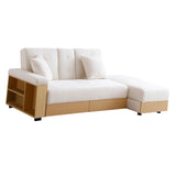 Maxbell Convertible Sleeper Sofa Couch,Multifunctional Double Folding Sofa