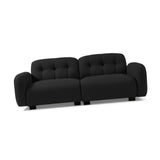 Maxbell 81.48" Modern Sofa Couch,3-Seater Teddy Sofa Sectional with wooden Legs for