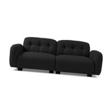 Maxbell 81.48" Modern Sofa Couch,3-Seater Teddy Sofa Sectional with wooden Legs for