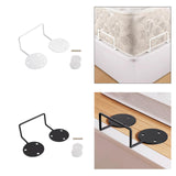 Mattress Gripper Easy to Install Non Slip Mattress Holder for Bottom of Beds White