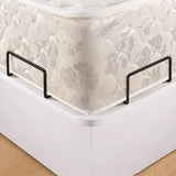 Mattress Gripper Easy to Install Non Slip Mattress Holder for Bottom of Beds White
