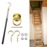 Attic Ladder Pull Down System Hardware Kit Storage Hook Attic Pull Down Hook
