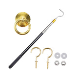 Attic Ladder Pull Down System Hardware Kit Storage Hook Attic Pull Down Hook