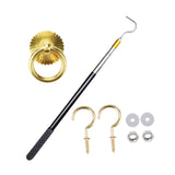 Attic Ladder Pull Down System Hardware Kit Storage Hook Attic Pull Down Hook