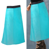 Waterproof Rain Skirt Ultralight Backpacking Apron for Hiking Riding Outdoor Blue