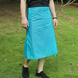 Waterproof Rain Skirt Ultralight Backpacking Apron for Hiking Riding Outdoor Blue