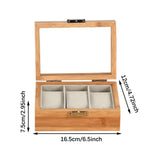 Maxbell Watch Box Wooden Anti Scratch Watch Collection Box for Travel Drawer for Men