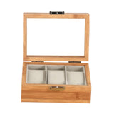 Maxbell Watch Box Wooden Anti Scratch Watch Collection Box for Travel Drawer for Men