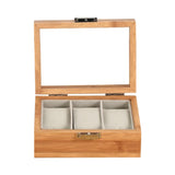 Maxbell Watch Box Wooden Anti Scratch Watch Collection Box for Travel Drawer for Men
