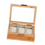 Maxbell Watch Box Wooden Anti Scratch Watch Collection Box for Travel Drawer for Men