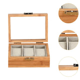 Maxbell Watch Box Wooden Anti Scratch Watch Collection Box for Travel Drawer for Men