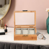 Maxbell Watch Box Wooden Anti Scratch Watch Collection Box for Travel Drawer for Men