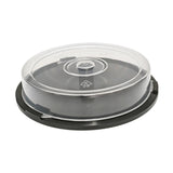 Maxbell Empty CD Storage Bucket Portable Clear Organizing CD Case DVD Storage Holder